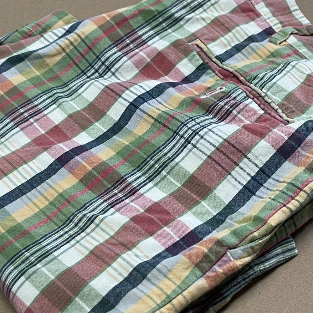 Vintage Polo Ralph Lauren Shorts Men's 36 Plaid Prospect Short Classic 9